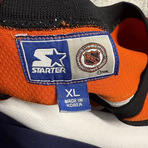 Philadelphia Flyers Vintage Hockey Jersey Mens Sz XL Starter White Sewn - Picture 10 of 12